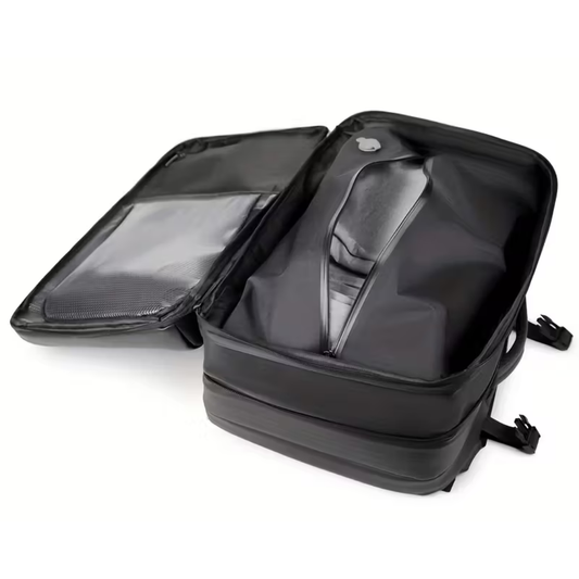 Traveling Bag Vacuum Compression With Air Pump Device 17-Inch Backpack, Waterproof Oxford Fabric