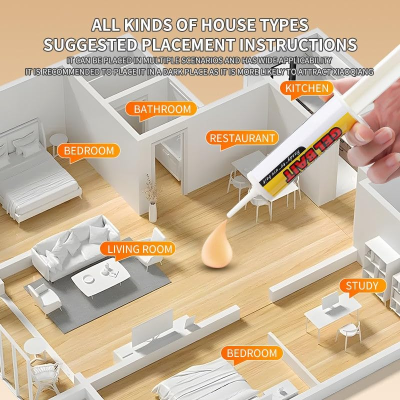 Cockroach Gel Bait with Syringe Tip